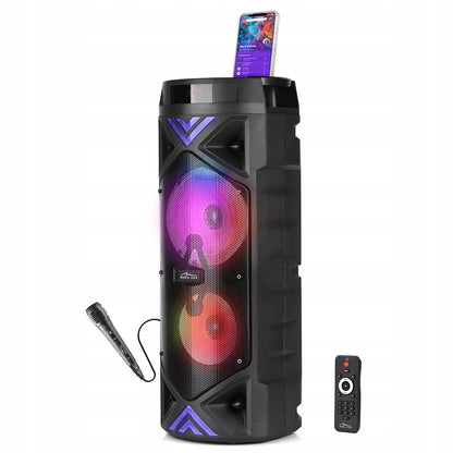 Nešiojamas belaidis „Bluetooth“ garsiakalbis su radiju ir karaokė MEDIATECH KEG 1400W