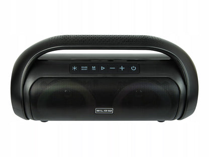 Nešiojamas belaidis vandeniui atsparus IPX5 Bluetooth garsiakalbis su FM radiju, USB ir RGB