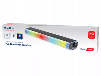 AUDIO BLUETOOTH LED RGB 2x 7W JUODAS KOMPIUTERINIS ŽAIDIMŲ GARSO GARSIAKALBIS