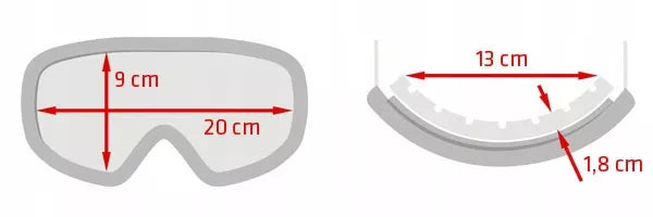 Akiniai slidinėjimui „Arctica G-117“ – dvigubi