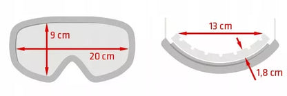 Akiniai slidinėjimui „Arctica G-117“ – dvigubi