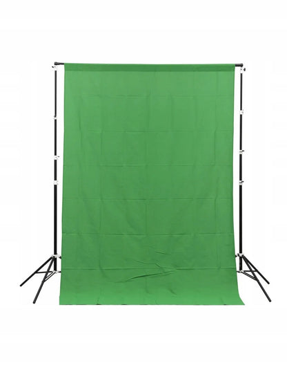 Medžiaginis fonas žalias ekranas 1,8x3 m (green screen)