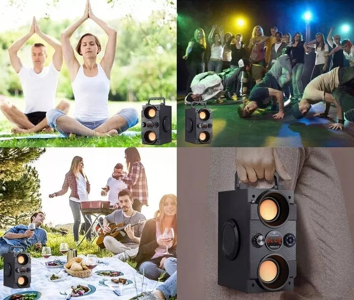 Nešiojamas Bluetooth garsiakalbis Feegar Dance 4000mAh Radijas USB SD AUX 3,5 mm lizdas