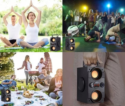 Nešiojamas Bluetooth garsiakalbis Feegar Dance 4000mAh Radijas USB SD AUX 3,5 mm lizdas