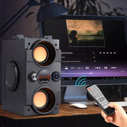 Nešiojamas Bluetooth garsiakalbis Feegar Dance 4000mAh Radijas USB SD AUX 3,5 mm lizdas