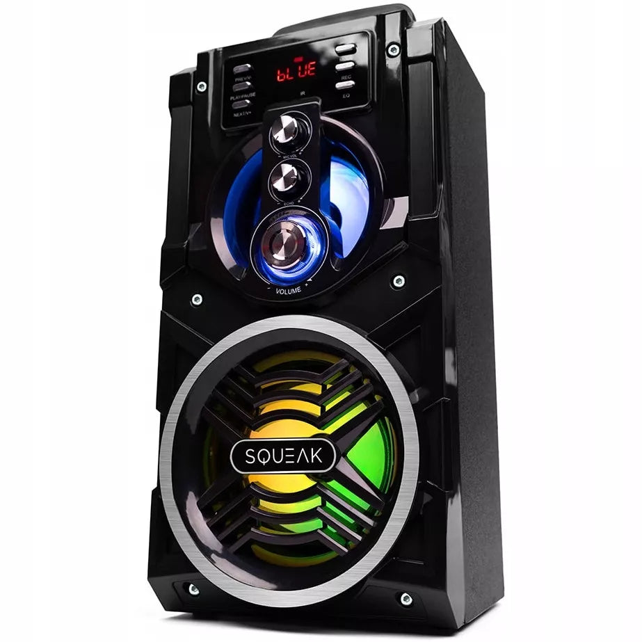 Nešiojamas „Bluetooth“ garsiakalbis „boombox“ Squeak BeatBoxer juodas 20 W