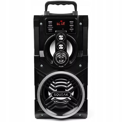 Nešiojamas „Bluetooth“ garsiakalbis „boombox“ Squeak BeatBoxer juodas 20 W