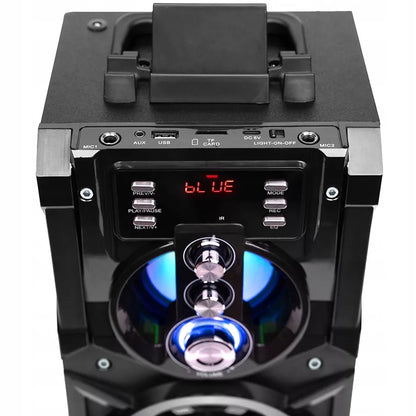 Nešiojamas „Bluetooth“ garsiakalbis „boombox“ Squeak BeatBoxer juodas 20 W