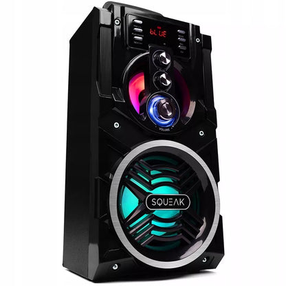 Nešiojamas „Bluetooth“ garsiakalbis „boombox“ Squeak BeatBoxer juodas 20 W