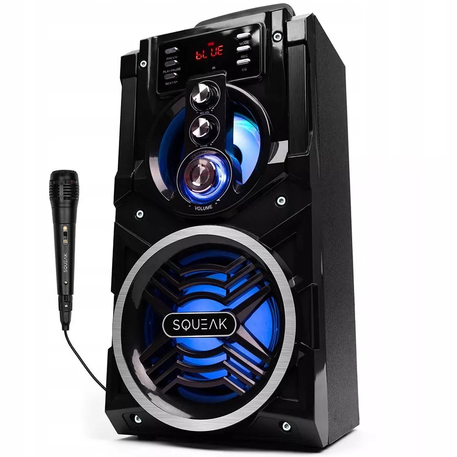 Nešiojamas „Bluetooth“ garsiakalbis „boombox“ Squeak BeatBoxer juodas 20 W