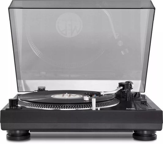 „TechniSat TechniPlayer LP 300“ patefonas su tiesiogine pavara, USB, PHONO/LINE išvestimis, 33/45 aps./min.