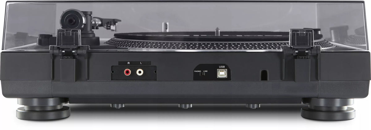 „TechniSat TechniPlayer LP 300“ patefonas su tiesiogine pavara, USB, PHONO/LINE išvestimis, 33/45 aps./min.