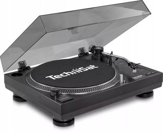„TechniSat TechniPlayer LP 300“ patefonas su tiesiogine pavara, USB, PHONO/LINE išvestimis, 33/45 aps./min.