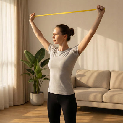 4 Power Bands tempimo gumos su rankenomis – treniruotėms, 2–39 kg