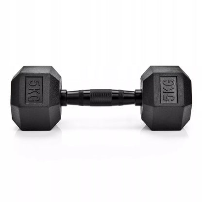 Heksagoninis hantelis - 5 kg