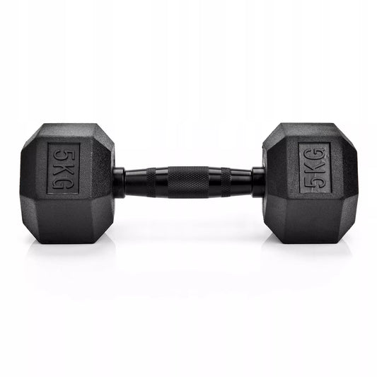 Heksagoninis hantelis - 5 kg