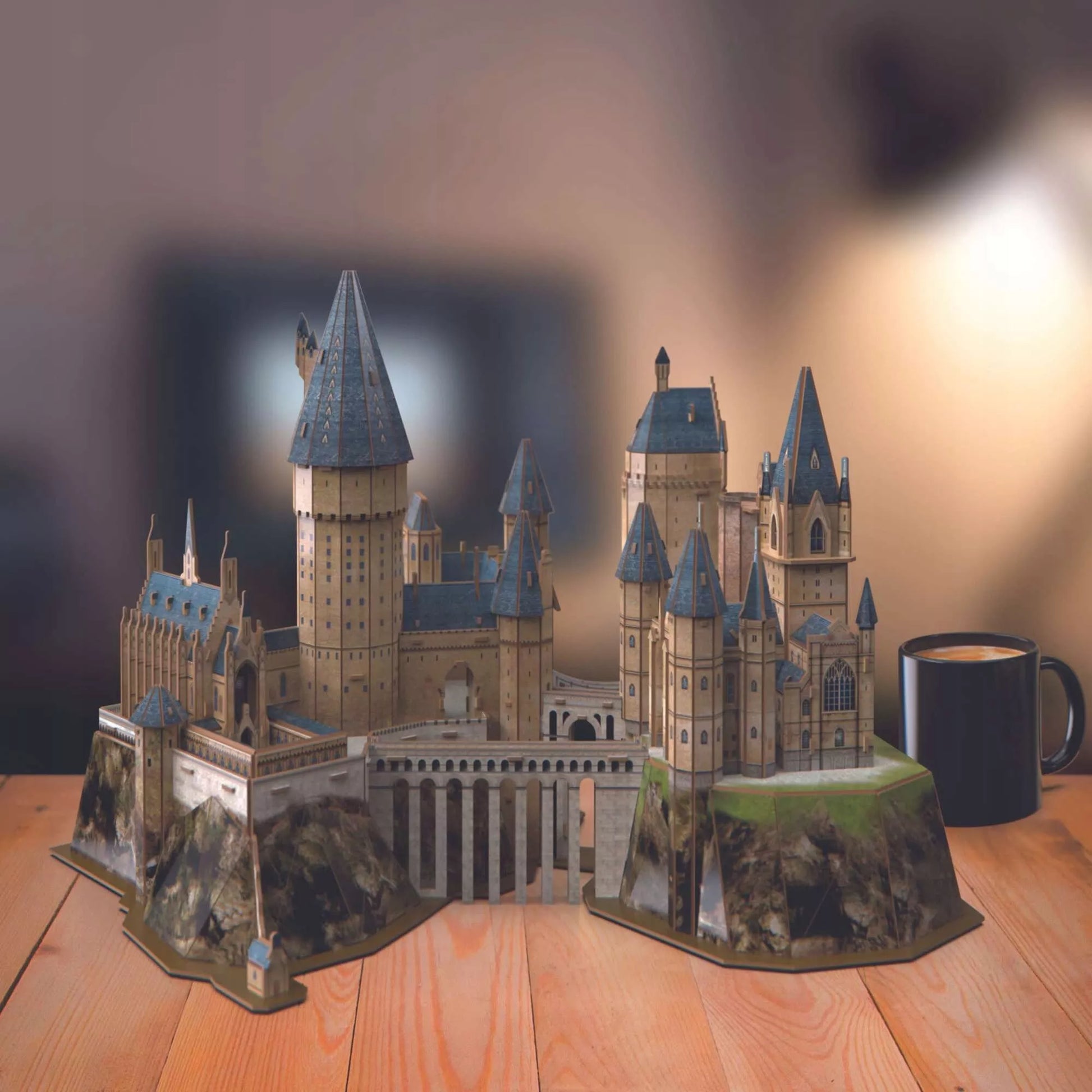 Hario Poterio Hogvartso pilis – 3D didinis modelis, 4D konstrukcija (48 cm)