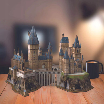 Hario Poterio Hogvartso pilis – 3D didinis modelis, 4D konstrukcija (48 cm)