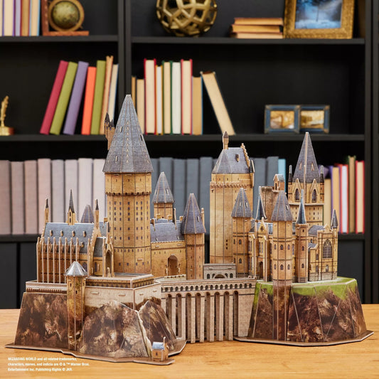 Hario Poterio Hogvartso pilis – 3D didinis modelis, 4D konstrukcija (48 cm)