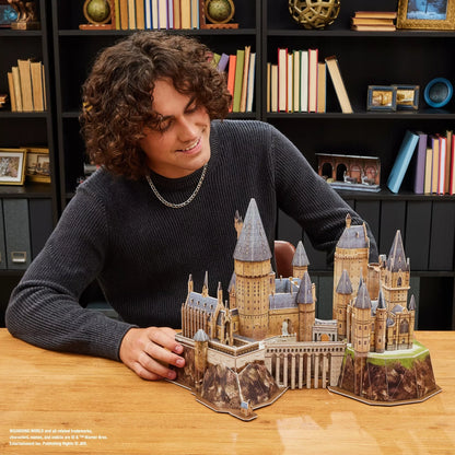 Hario Poterio Hogvartso pilis – 3D didinis modelis, 4D konstrukcija (48 cm)
