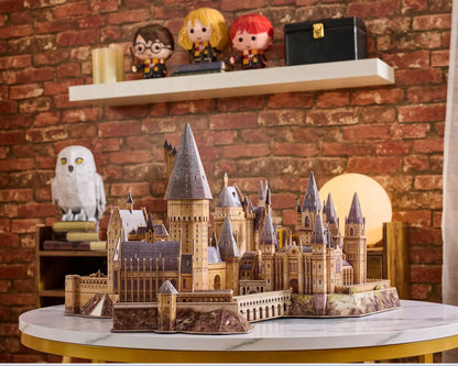 Hario Poterio Hogvartso pilis – 3D didinis modelis, 4D konstrukcija (48 cm)