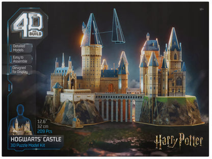 Hario Poterio Hogvartso pilis – 3D didinis modelis, 4D konstrukcija (48 cm)