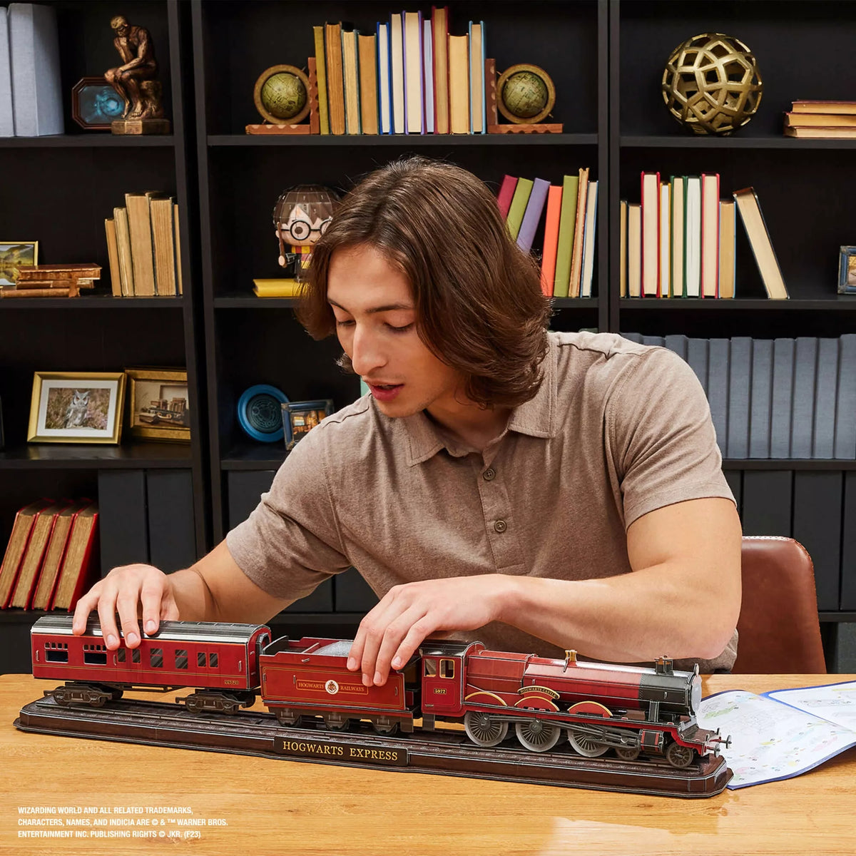 Hario Poterio „Hogwartso ekspresas“ 3D dėlionės modelis surinkimui (4D Build)