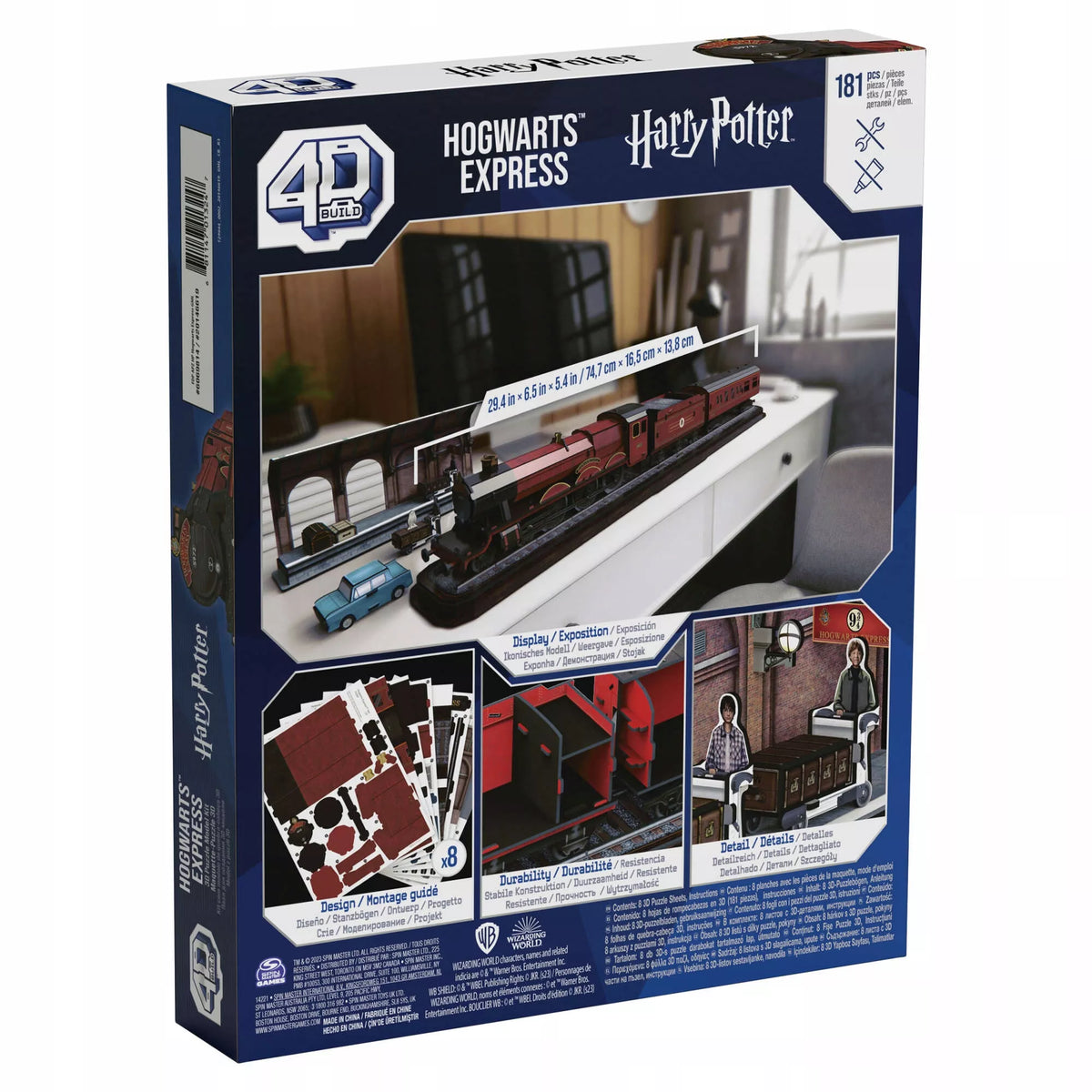 Hario Poterio „Hogwartso ekspresas“ 3D dėlionės modelis surinkimui (4D Build)