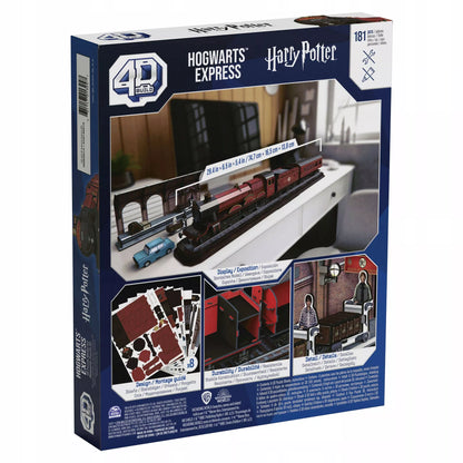 Hario Poterio „Hogwartso ekspresas“ 3D dėlionės modelis surinkimui (4D Build)