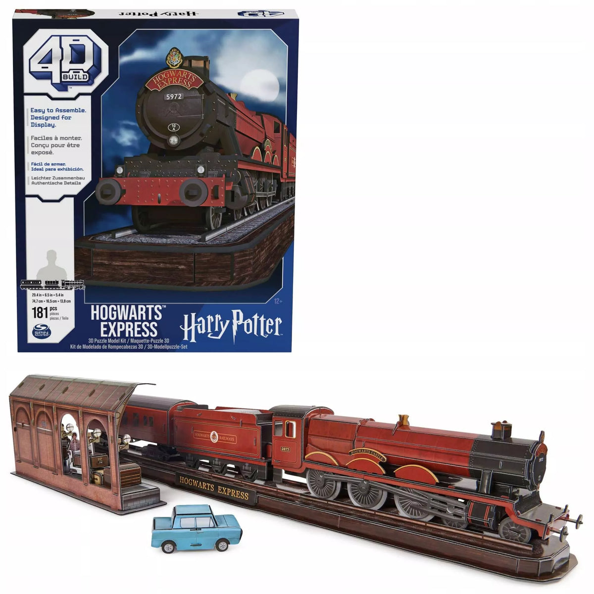 Hario Poterio „Hogwartso ekspresas“ 3D dėlionės modelis surinkimui (4D Build)