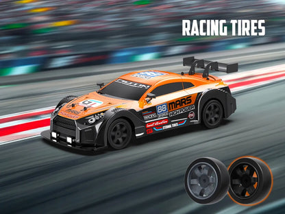 RC drifto automobilis su pulteliu, oranžinis