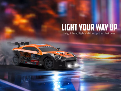 RC drifto automobilis su pulteliu, oranžinis