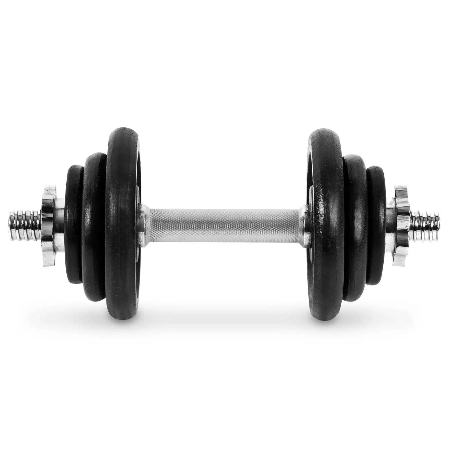 Hantlių rinkinys Spokey EGIR 21 kg: 4x 0,5 kg, 4x 1,25 kg, 4x 2,5 kg + 2 grifai