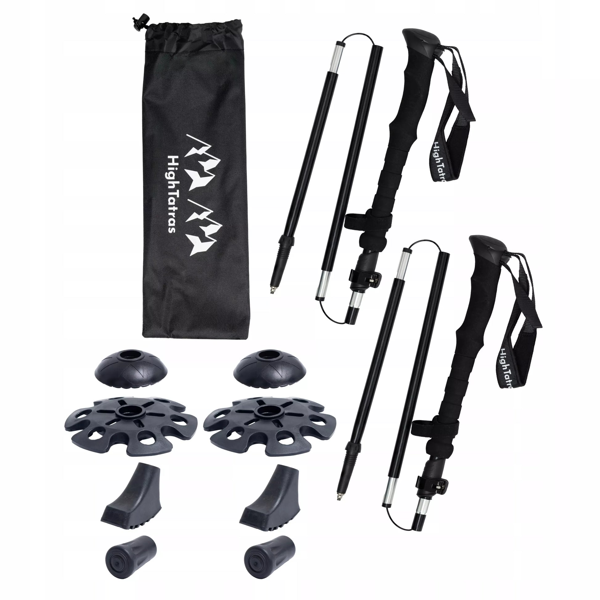 HighTatras Reguliuojamos Nordic Walking pagaliukės 36cm bėgimas pasivaikščiojimai ekskursijos