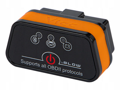 Diagnostikos sąsaja OBD2 Bluetooth Android iOS Windows lenkiškas testeris