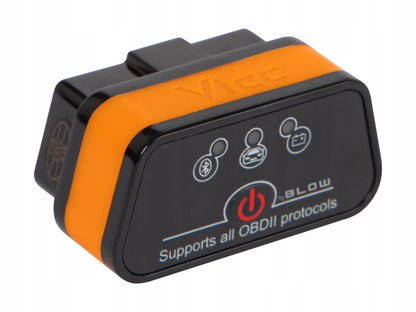 Diagnostikos sąsaja OBD2 Bluetooth Android iOS Windows lenkiškas testeris