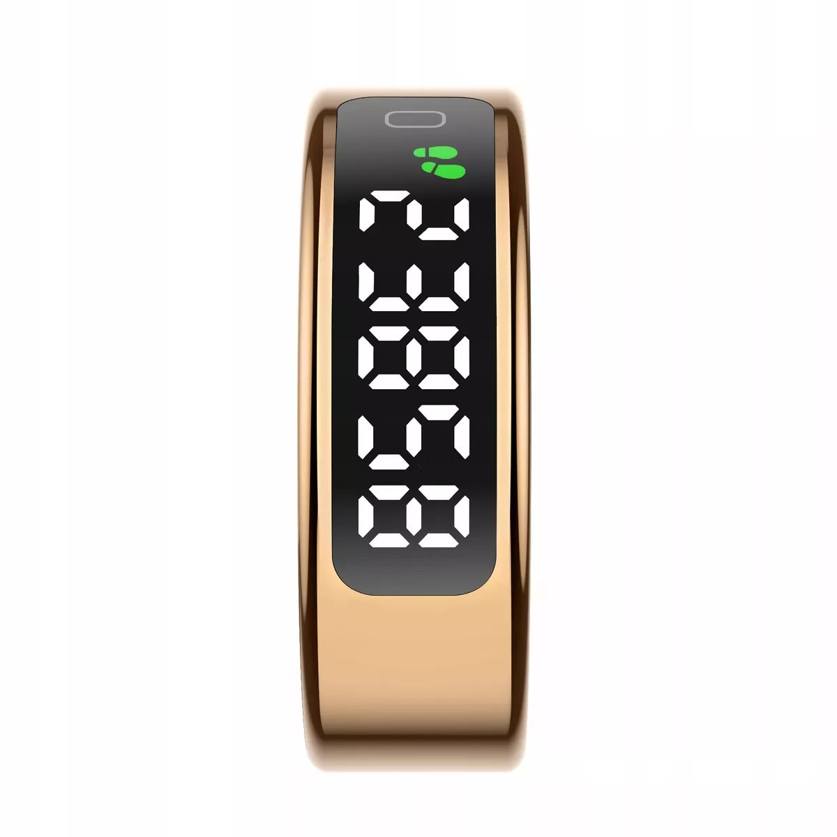 Išmanusis žiedas „Smart Ring“ su LED ekranu, rožinis auksas (R12 / 28)