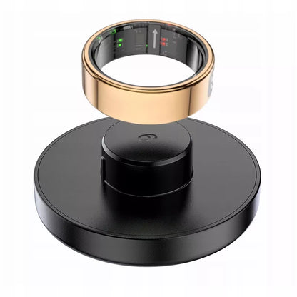 Išmanusis žiedas „Smart Ring“ su LED ekranu, rožinis auksas (R12 / 28)