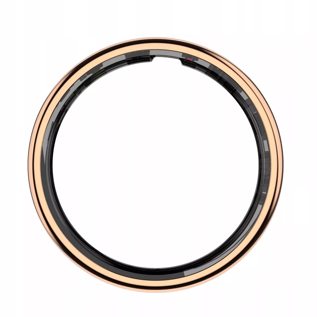 Išmanusis žiedas „Smart Ring“ su LED ekranu, rožinis auksas (R12 / 28)