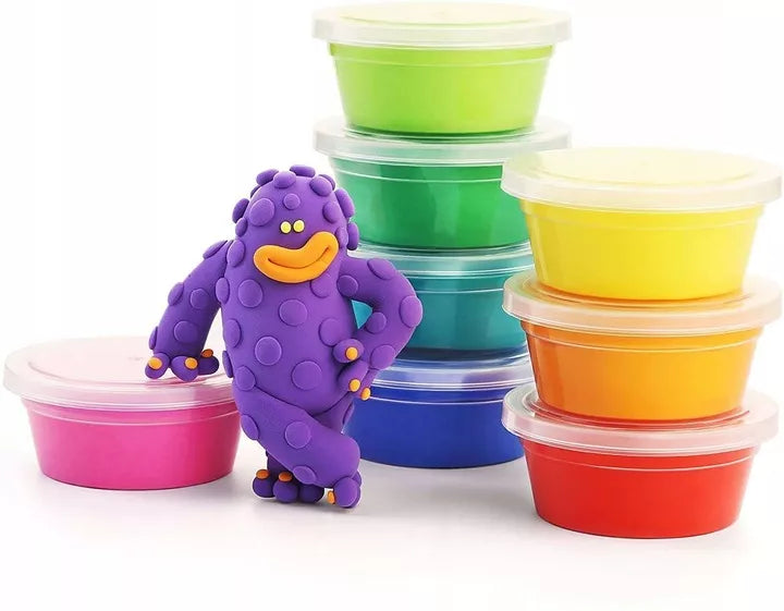 Interaktyvus plastilinas MONSTERS / 18 spalvų / modeliavimo masė