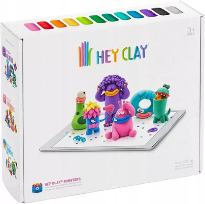 Interaktyvus plastilinas MONSTERS / 18 spalvų / modeliavimo masė