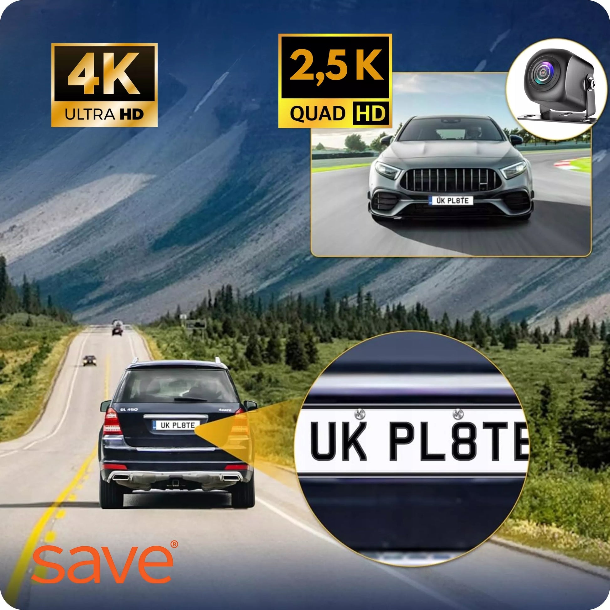 Automobilio kamera vaizdo įrašymo įrenginys 4K 2K SONY veidrodinis vairavimo įrašymo įrenginys