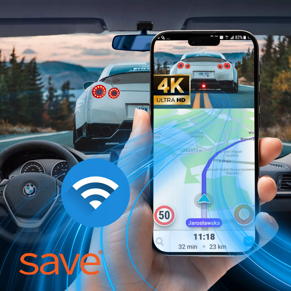 Automobilio kamera vaizdo įrašymo įrenginys 4K 2K SONY veidrodinis vairavimo įrašymo įrenginys