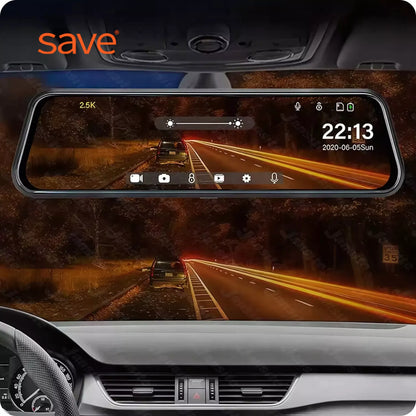Automobilio kamera vaizdo įrašymo įrenginys 4K 2K SONY veidrodinis vairavimo įrašymo įrenginys
