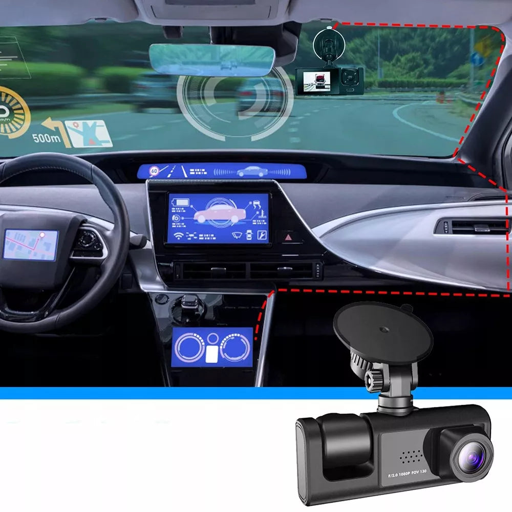 Automobilinė kamera VIDEOREGISTRATORIUS FULL HD TAKSI/UBER/BOLT