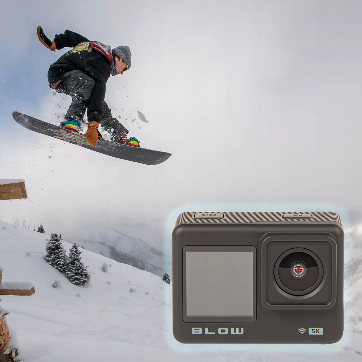 Sporto veiksmo kamera Go Pro4U – 4K, WiFi, USB, UHD, mikrofonas, nuotolinis pultas, laikikliai ir priedai