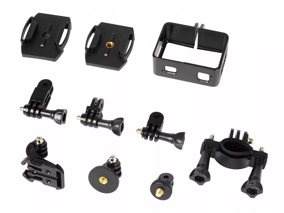 Sporto veiksmo kamera Go Pro4U – 4K, WiFi, USB, UHD, mikrofonas, nuotolinis pultas, laikikliai ir priedai