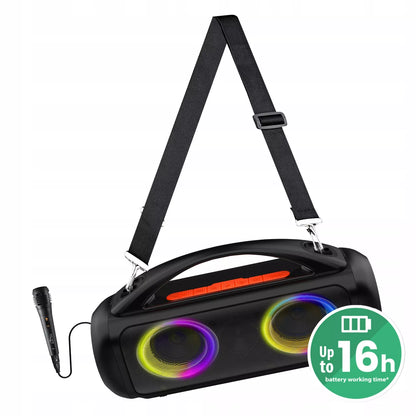 KARAOKE Nešiojama „Bluetooth“ kolonėlė MT3184 MEDIA-TECH MIKROFONAS