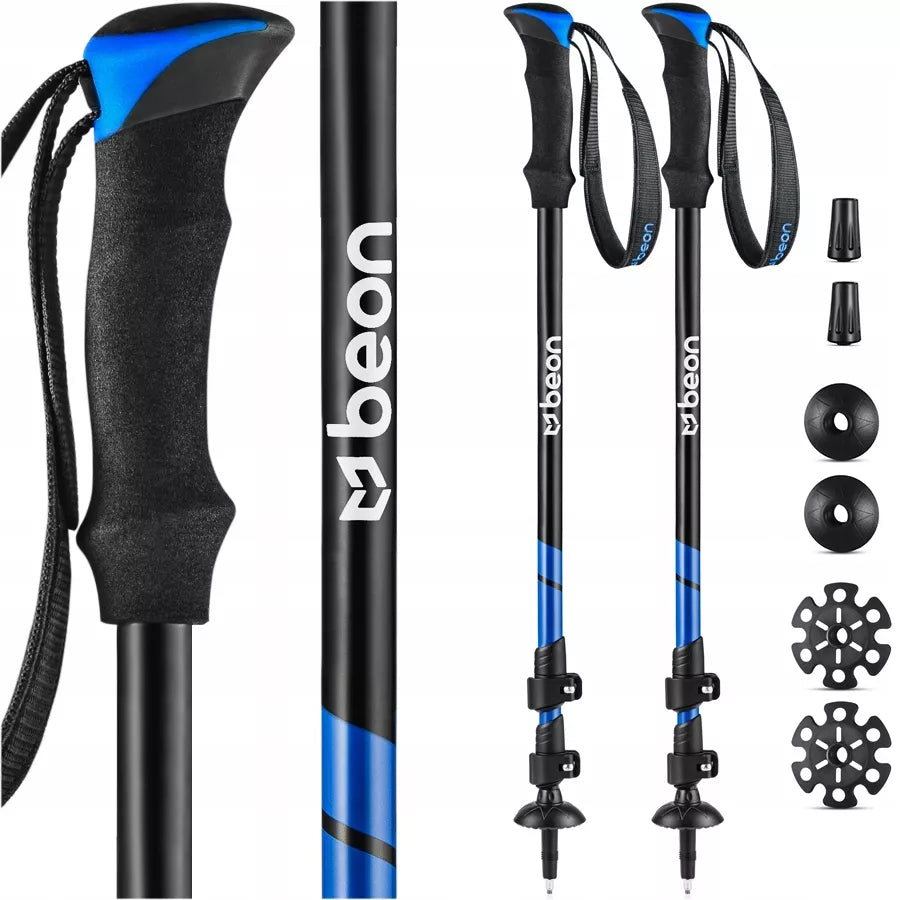 TREKKINGO LAZDELĖS NORDIC WALKING LAZDELĖS KALNŲ ŽYGIAMS REGULIUOJAMOS