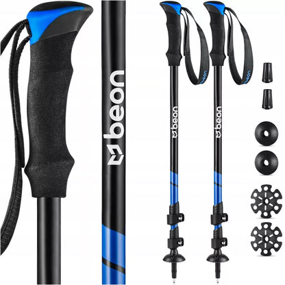 TREKKINGO LAZDELĖS NORDIC WALKING LAZDELĖS KALNŲ ŽYGIAMS REGULIUOJAMOS